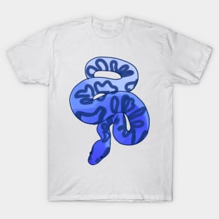 Blue snakes illustration T-Shirt